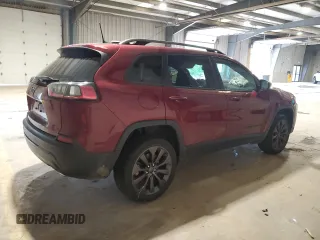 2021 Jeep Cherokee Latitude Lux with VIN 1C4PJMMX7MD117583, listed as a Copart auction lot 59594645 with 33,538 mi miles and Salvage title. Bid and sale history available at DreamBid. Image 3.