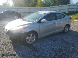 2013 Hyundai Elantra Limited PZEV with VIN 5NPDH4AE3DH269890, listed as a Copart auction lot 52039115 with 196,215 mi miles and Salvage Title. Bid and sale history available at carsss.com. Image 1.