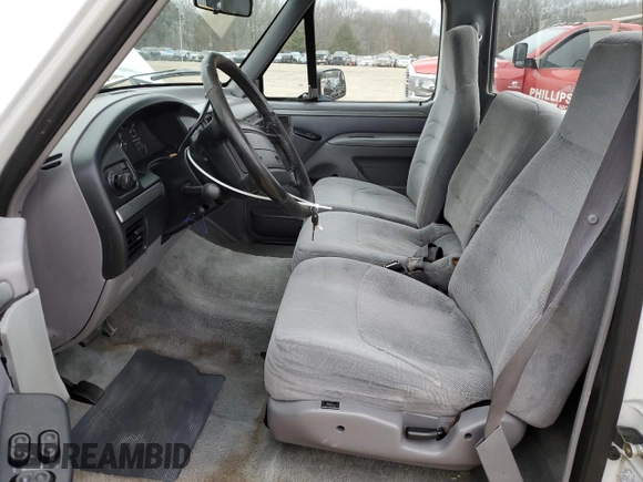 1995 Ford F-150 with VIN 1FTEF14N9SLA15369, listed as a Copart auction lot 87639635 with 170,141 mi miles and Clean Title. Bid and sale history available at carsss.com. Image 7.