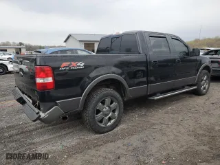 2008 Ford F-150 XLT with VIN 1FTPW14V98FA61008, listed as a Copart auction lot 52536455 with 175,308 mi miles and Salvage Title. Bid and sale history available at carsss.com. Image 3.