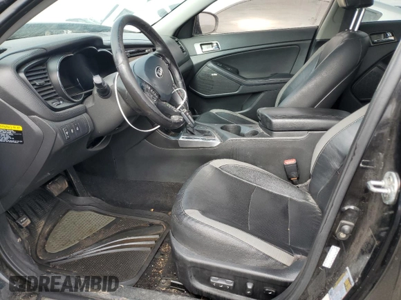 2013 Kia Optima Hybrid EX with VIN KNAGM4AD9D5039557, listed as a Copart auction lot 46344555 with 165,839 mi miles and Salvage Title. Bid and sale history available at carsss.com. Image 7.