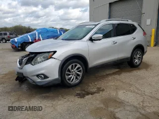 2014 Nissan Rogue SV with VIN 5N1AT2MV4EC865035, listed as a Copart auction lot 51334125 with 93,318 mi miles and Salvage Title. Bid and sale history available at carsss.com. Image 1.