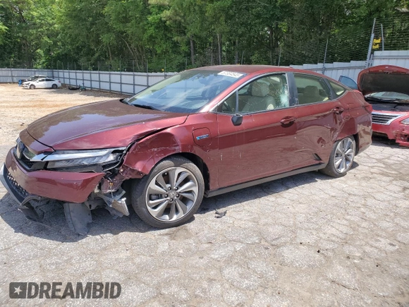 2018 Honda Clarity Touring z VIN JHMZC5F38JC000291, wystawiony jako Copart lot #57334545 z przebiegiem 84 439 mil mil oraz Szkoda całkowita • Salvage title. Historia ofert i sprzedaży dostępna na DreamBid. Obrazek 1.
