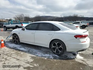 2020 Volkswagen Passat 2.0T R-Line with VIN 1VWMA7A36LC025243, listed as a Copart auction lot 45939895 with 59,594 mi miles and Salvage Title. Bid and sale history available at carsss.com. Image 2.