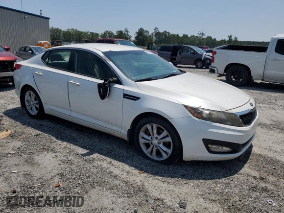 2013 Kia Optima EX with VIN 5XXGN4A75DG119721, listed as a Copart auction lot 62309245 with Not provided miles and Clean title. Bid and sale history available at DreamBid. Image 4.