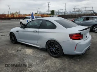 2020 BMW M2 Competition z VIN WBS2U7C01L7E17149, wystawiony jako Copart lot #55463355 z przebiegiem 78 858 mil mil oraz Szkoda całkowita • Salvage title. Historia ofert i sprzedaży dostępna na DreamBid. Obrazek 2.
