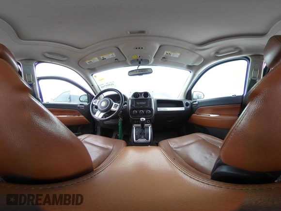 2014 Jeep Compass Limited with VIN 1C4NJDCB6ED549614, listed as a IAAI auction lot 41595768 with 114,472 mi miles. Bid and sale history available at carsss.com. Image 18.