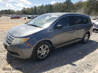 2012 Honda Odyssey EX-L with VIN 5FNRL5H68CB045200, listed as a Copart auction lot 49734055 with 123,577 mi miles and Salvage Title. Bid and sale history available at carsss.com. Image 1.