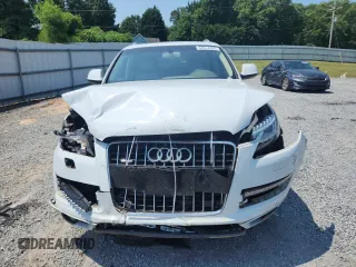 2015 Audi Q7 Premium Plus with VIN WA1LGAFE4FD005120, listed as a Copart auction lot 62014395 with 149,676 mi miles and Salvage title. Bid and sale history available at DreamBid. Image 5.