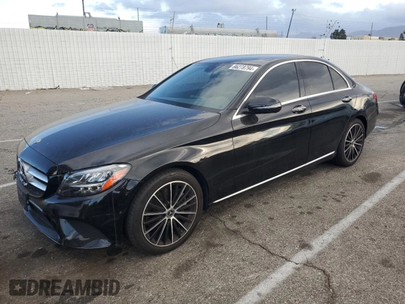 2021 Mercedes-Benz C 300 z VIN W1KWF8DBXMR644146, wystawiony jako Copart lot #86278794 z przebiegiem 38 642 mil mil oraz Szkoda całkowita • Salvage title. Historia ofert i sprzedaży dostępna na DreamBid. Obrazek 1.