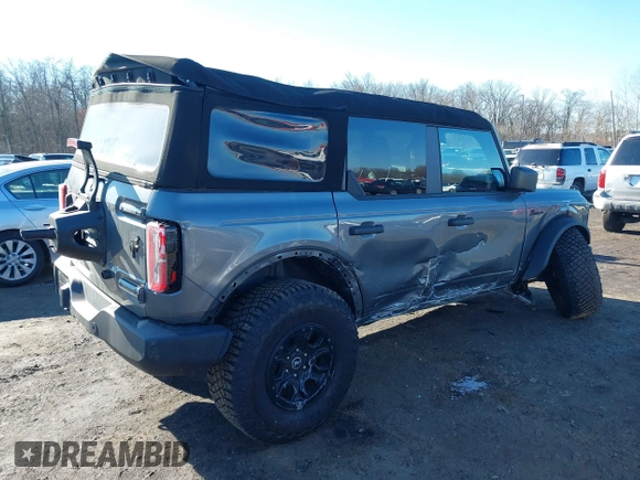 2023 Ford Bronco with VIN 1FMEE5DP3PLC10463, listed as a IAAI auction lot 41555053 with 6,637 mi miles. Bid and sale history available at carsss.com. Image 17.