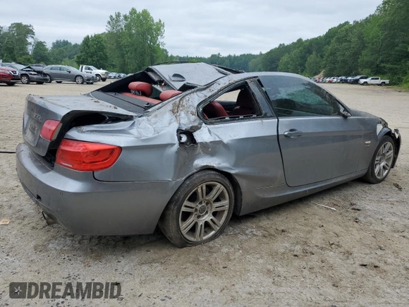 2013 BMW 3 Series 335i xDrive with VIN WBAKF9C54DE859889, listed as a Copart auction lot 61029015 with 120,682 mi miles and Clean title. Bid and sale history available at DreamBid. Image 3.
