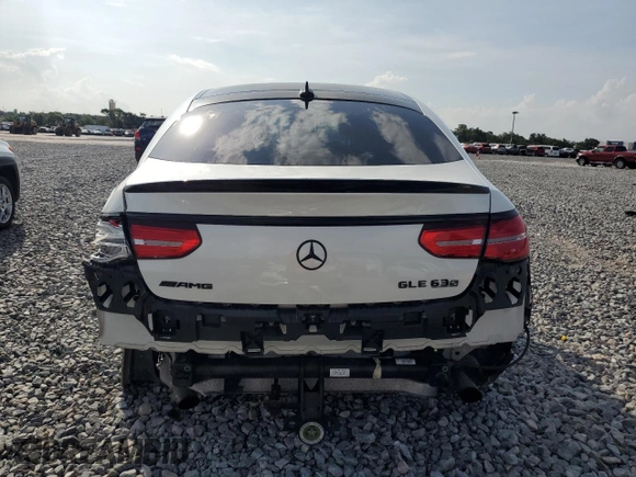 2018 Mercedes-Benz GLE 63 S AMG with VIN 4JGED7FB6JA119044, listed as a Copart auction lot 61832525 with 55,801 mi miles and Salvage title. Bid and sale history available at DreamBid. Image 6.