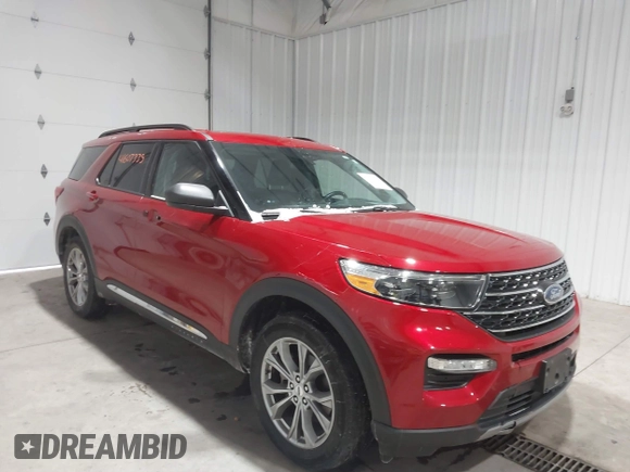 2022 Ford Explorer XLT with VIN 1FMSK8DH8NGB23802, listed as a IAAI auction lot 41607335 with 26,868 mi miles and . Bid and sale history available at DreamBid. Image 1.