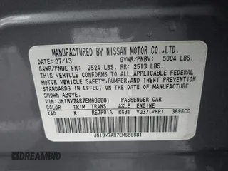 2014 Infiniti Q50 Premium with VIN JN1BV7AR7EM686881, listed as a IAAI auction lot 41812109 with 161,994 mi miles. Bid and sale history available at carsss.com. Image 9.