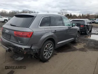2019 Audi Q7 Premium Plus with VIN WA1LAAF7XKD013901, listed as a Copart auction lot 47856365 with 87,419 mi miles and Salvage Title. Bid and sale history available at carsss.com. Image 3.