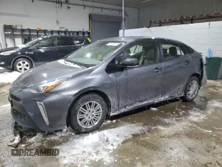 2019 Toyota Prius LE with VIN JTDL9RFU4K3005186, listed as a Copart auction lot 46004545 with 54,827 mi miles and Salvage Title. Bid and sale history available at DreamBid. Image 1.