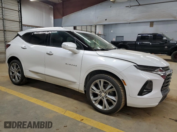 2020 Chevrolet Blazer Premier with VIN 3GNKBFRS0LS662742, listed as a Copart auction lot 41563495 with 78,379 mi miles and Salvage title. Bid and sale history available at DreamBid. Image 4.