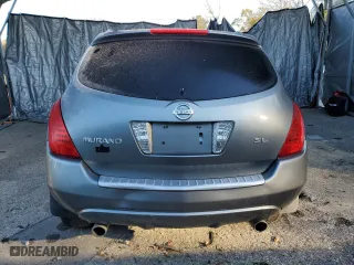 2006 Nissan Murano S with VIN JN8AZ08T16W417159, listed as a Copart auction lot 43568104 with 144,482 mi miles and Clean Title. Bid and sale history available at carsss.com. Image 6.