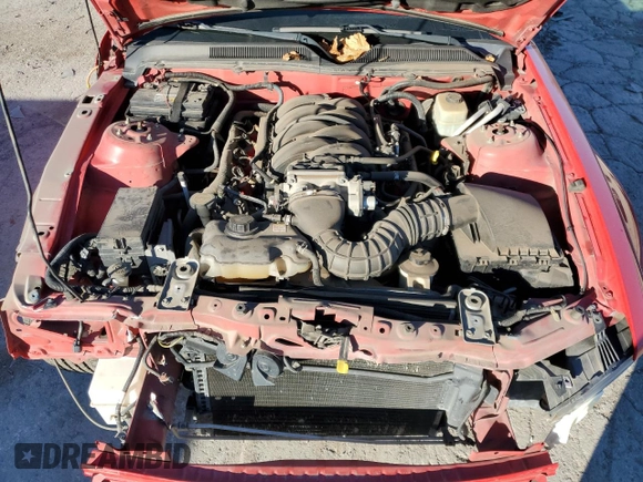 2005 Ford Mustang GT Deluxe with VIN 1ZVHT85H555246184, listed as a Copart auction lot 80784214 with 99,288 mi miles and Salvage Title. Bid and sale history available at DreamBid. Image 11.