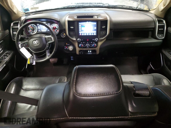 2019 Ram 1500 Laramie with VIN 1C6SRFDT6KN841744, listed as a Copart auction lot 47461755 with 80,749 mi miles and Salvage Title. Bid and sale history available at carsss.com. Image 8.