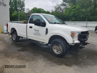 2021 Ford F-250 XL with VIN 1FTBF2A60MEC77777, listed as a Copart auction lot 59657405 with 123,103 mi miles and Salvage title. Bid and sale history available at DreamBid. Image 4.