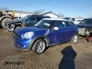 2014 MINI Paceman S with VIN WMWSS5C56EWN67158, listed as a Copart auction lot 88680205 with Not Provided miles and Salvage Title. Bid and sale history available at DreamBid. Image 1.