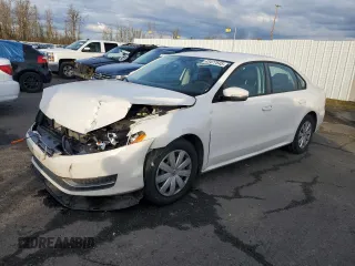 2013 Volkswagen Passat S with VIN 1VWAP7A36DC020143, listed as a Copart auction lot 43477645 with 194,928 mi miles and Salvage title. Bid and sale history available at DreamBid. Image 1.