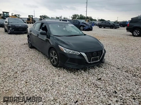 2021 Nissan Sentra SV with VIN 3N1AB8CVXMY321062, listed as a Copart auction lot 55619045 with 41,462 mi miles and Salvage title. Bid and sale history available at DreamBid. Image 13.