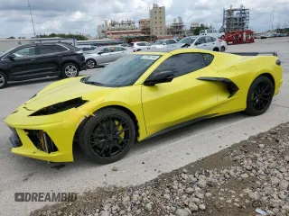 2023 Chevrolet Corvette 3LT with VIN 1G1YC2D48P5111971, listed as a Copart auction lot 57004144 with 7,267 mi miles and Salvage Title. Bid and sale history available at carsss.com. Image 1.