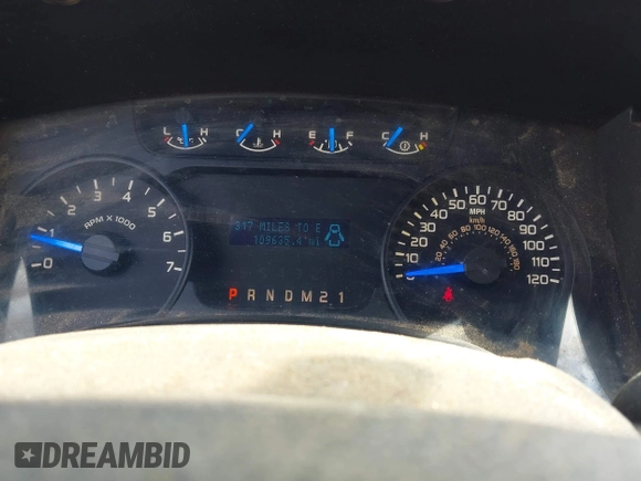 2013 Ford F-150 XL with VIN 1FTFX1EF7DKE08062, listed as a IAAI auction lot 42699494 with 109,635 mi miles and . Bid and sale history available at DreamBid. Image 7.