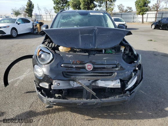 2017 FIAT 500X Urbana Edition with VIN ZFBCFXCB0HP613257, listed as a Copart auction lot 79357754 with 0 mi miles and Salvage Title. Bid and sale history available at carsss.com. Image 5.