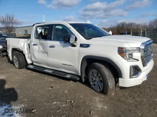 2020 GMC Sierra 1500 Denali with VIN 3GTU9FETXLG408695, listed as a Copart auction lot 41383685 with 54,739 mi miles and Salvage Title. Bid and sale history available at carsss.com. Image 4.