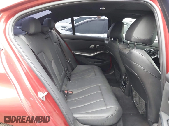 2019 BMW 3 Series 330i xDrive with VIN WBA5R7C50KFH28767, listed as a IAAI auction lot 42206528 with 52,529 mi miles and . Bid and sale history available at DreamBid. Image 8.