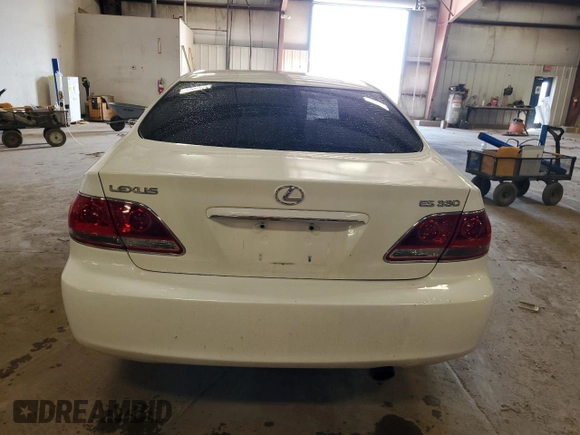 2005 Lexus ES 350 with VIN JTHBA30GX55140635, listed as a Copart auction lot 53847665 with 286,860 mi miles and Clean Title. Bid and sale history available at DreamBid. Image 6.