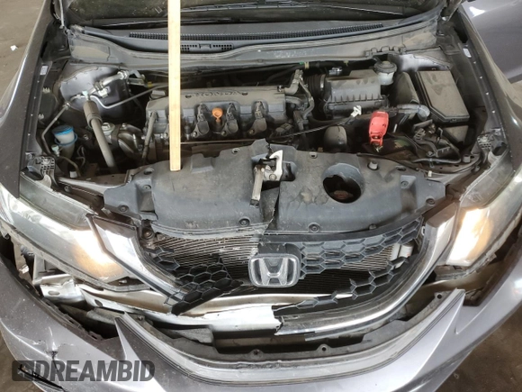 2015 Honda Civic Sedan SE with VIN 19XFB2F74FE100302, listed as a Copart auction lot 51103125 with 137,063 mi miles and Salvage Title. Bid and sale history available at carsss.com. Image 12.