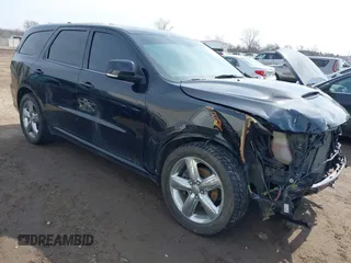 2014 Dodge Durango R/T z VIN 1C4SDJCT7EC468497, wystawiony jako IAAI lot #41804145 z przebiegiem 167 392 mil mil oraz . Historia ofert i sprzedaży dostępna na DreamBid. Obrazek 1.