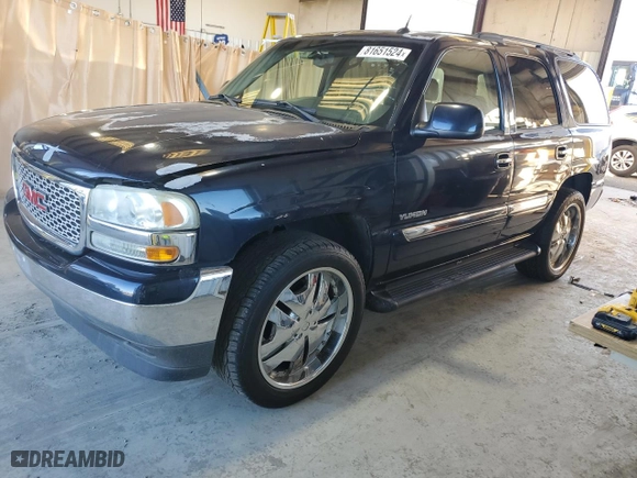 2005 GMC Yukon SLT with VIN 1GKEC13V05J229861, listed as a Copart auction lot 81651524 with 221,015 mi miles and Clean Title. Bid and sale history available at carsss.com. Image 1.