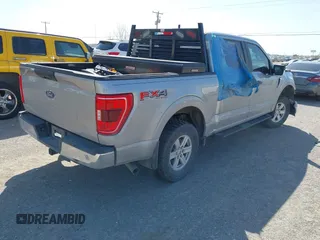 2021 Ford F-150 XL with VIN 1FTFW1E53MKE45734, listed as a IAAI auction lot 41984643 with 47,403 mi miles. Bid and sale history available at carsss.com. Image 4.