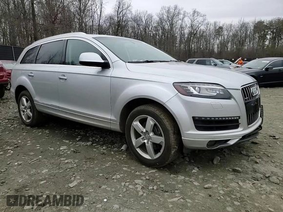 2015 Audi Q7 Premium Plus with VIN WA1LGAFE7FD020758, listed as a Copart auction lot 57027935 with 117,329 mi miles and Non repairable. Bid and sale history available at DreamBid. Image 11.