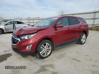 2018 Chevrolet Equinox LT z VIN 2GNAXSEVXJ6314724, wystawiony jako Copart lot #52807225 z przebiegiem 107 340 mil mil oraz Szkoda całkowita • Salvage title. Historia ofert i sprzedaży dostępna na DreamBid. Obrazek 1.