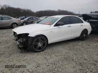 2017 Mercedes-Benz E-Class AMG E 43 with VIN WDDZF6EB0HA163696, listed as a Copart auction lot 44795933 with Not Provided miles. Bid and sale history available at carsss.com. Image 1.