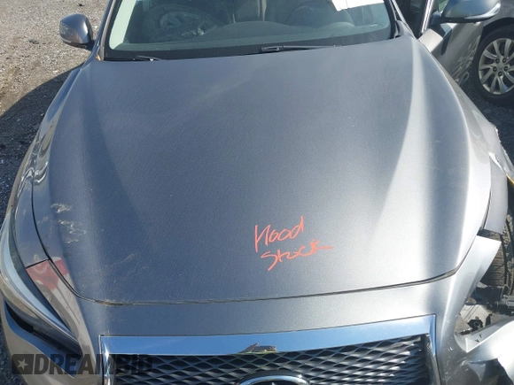 2014 Infiniti Q50 Sport with VIN JN1BV7AR3EM705555, listed as a IAAI auction lot 42221829 with 61,623 mi miles and . Bid and sale history available at DreamBid. Image 10.