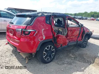 2020 Jeep Compass Trailhawk с VIN 3C4NJDDB6LT111567, выставлен на аукционе IAAI как лот 39724387 с пробегом 95 380 миль миль и . История ставок и продаж доступна на DreamBid. Изображение 4.