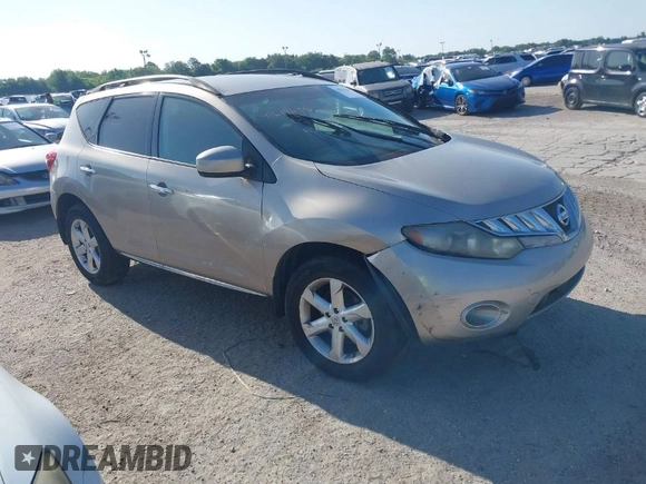2009 Nissan Murano SL with VIN JN8AZ18U69W006374, listed as a IAAI auction lot 42021900 with 209,749 mi miles. Bid and sale history available at carsss.com. Image 1.