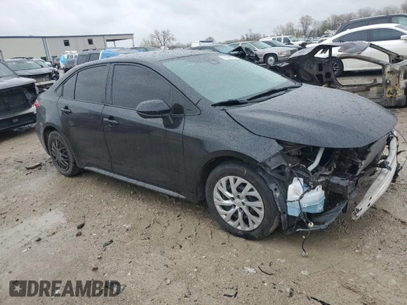 2021 Toyota Corolla LE with VIN JTDEPMAE0MJ151407, listed as a Copart auction lot 51903845 with 28,352 mi miles and Salvage Title. Bid and sale history available at carsss.com. Image 4.