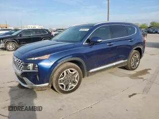 2021 Hyundai Santa Fe Limited with VIN 5NMS44AL8MH312599, listed as a Copart auction lot 50538215 with 66,483 mi miles and Salvage Title. Bid and sale history available at carsss.com. Image 1.