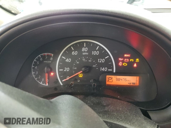 2014 Nissan Versa SV with VIN 3N1CN7AP3EL847448, listed as a Copart auction lot 54366175 with 98,475 mi miles and Salvage Title. Bid and sale history available at DreamBid. Image 9.