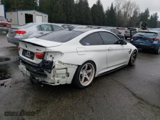 2015 BMW M4 with VIN WBS3R9C53FK332387, listed as a Copart auction lot 45564745 with 65,759 mi miles and Salvage Title. Bid and sale history available at carsss.com. Image 3.
