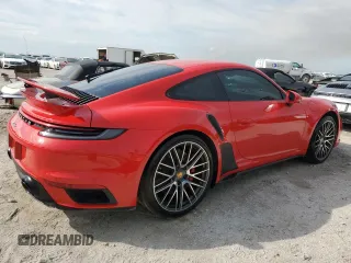 2021 Porsche 911 Turbo S with VIN WP0AD2A98MS257905, listed as a Copart auction lot 76887524 with 32,895 mi miles and Non Repairable. Bid and sale history available at carsss.com. Image 3.